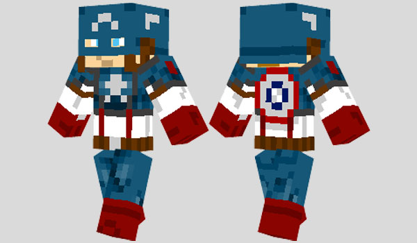 Captain America Skin para Minecraft