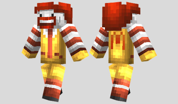 Ronald McDonald Skin para Minecraft