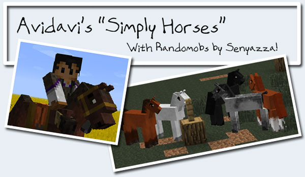 Simply Horses Mod para Minecraft 1.4.6 y 1.4.7