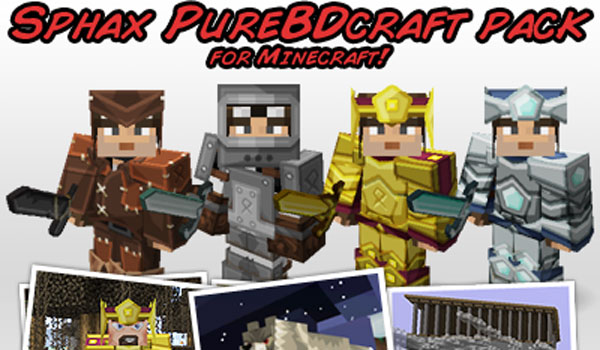 Sphax PureBDCraft Texture Pack para Minecraft 1.7.2
