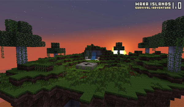 Waka Islands Map para Minecraft 1.7.2