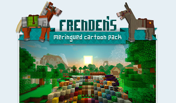 Frenden’s Meringued Cartoon Texture Pack para Minecraft 1.8
