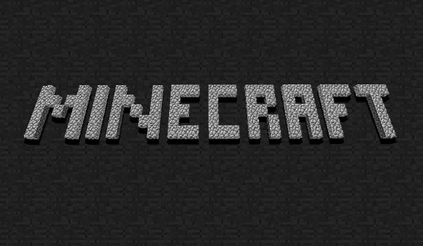 imagen del logotipo de Minecraft, para mostrar una actualización antes de la versión 1.2