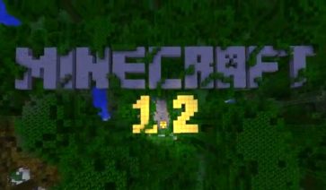 imagen donde vemos el nombre minecraft junto a los numeros de la versión 1.2