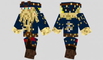 Davy Jones Skin para Minecraft