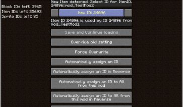 ID Resolver Mod para Minecraft 1.5.2 y 1.4.7