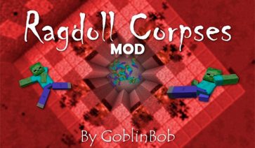 Ragdoll Corpses Mod para Minecraft 1.8