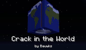 Crack in the World Map para Minecraft 1.8
