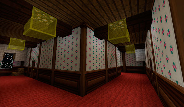 imagen de ejemplo donde podemos ver un interior de una vivienda utilizando papel pintado para decorar las paredes.
