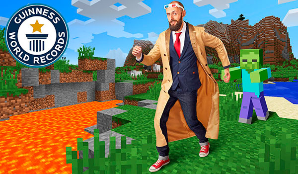 Record Guinness 4 años andando en Minecraft