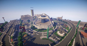 Un grupo de jugadores está recreando la inmensa ciudad de Los Santos, de GTA V, en Minecraft.