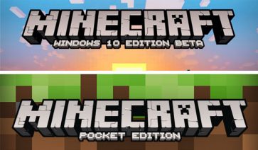 Minecraft Windows 10 Edition Beta y Pocket Edition ya permiten mundos compartidos