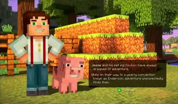 Primer gameplay oficial de Minecraft: Story Mode