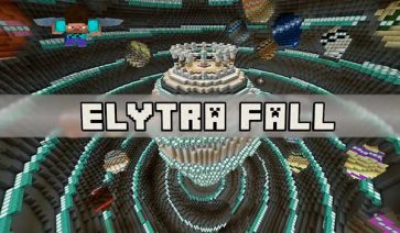 Elytra Fall Map para Minecraft 1.9