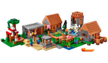 Lego revela su mayor set de Minecraft. The Village llegará en junio, con 1600 piezas.