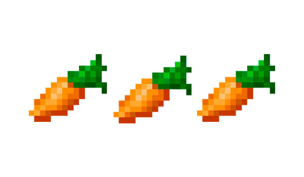 Zanahorias Minecraft