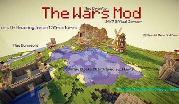 The Wars Mod para Minecraft 1.10.2, 1.9.4 y 1.8.9