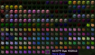 More Dyes Mod para Minecraft 1.11