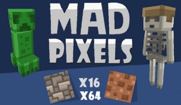 Mad Pixels Texture Pack para Minecraft 1.11