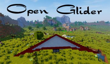 Open Glider Mod para Minecraft 1.12.2, 1.11.2 y 1.10.2
