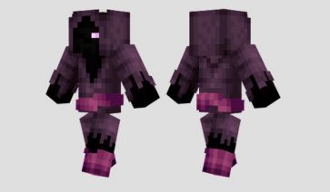 Purple Wizard Skin para Minecraft