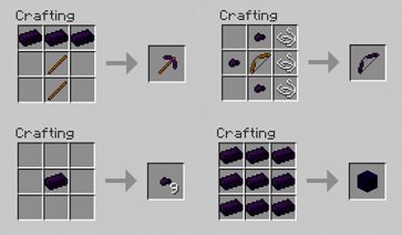 Obsidian Armor and Tools Mod