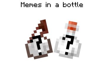 Meme In A Bottle Mod para Minecraft 1.16.5, 1.12.2 y 1.8.9