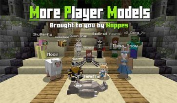 More Player Models Mod para Minecraft 1.16.5, 1.14.4 y 1.12.2