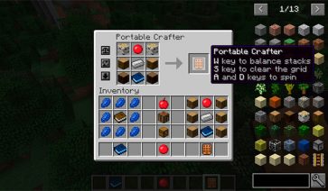 Portable Crafting Mod para Minecraft 1.12.2, 1.9.4 y 1.8.9