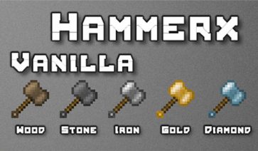 HammerX Mod para Minecraft 1.12.2, 1.11.2 y 1.9.4
