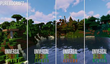 Universal Seasons Texture Pack para Minecraft 1.18, 1.17 y 1.16