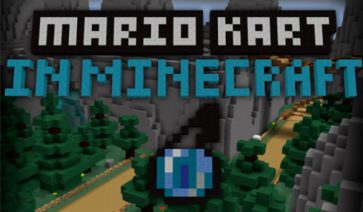 Mario Kart in Minecraft Map para Minecraft 1.13 y 1.12