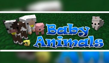 Baby Animals Mod para Minecraft 1.14.4, 1.12.2 y 1.7.10