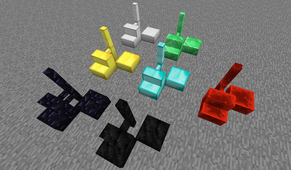 Imagen donde podemos ver algunos ejemplos de los nuevos bloques de construcción que podremos usar con el  mod Ornamental.