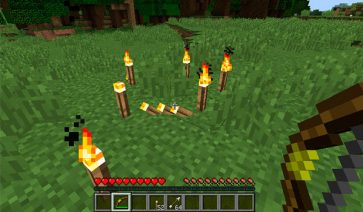 Torch Bow Mod para Minecraft 1.19.2, 1.18.2, 1.17.1 y 1.16.5
