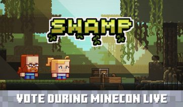 Así sería la actualización del bioma Swamp, que podrás votar durante la MineCon Live 2019