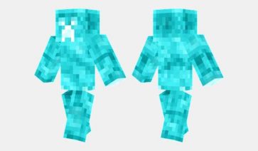 Ice Creeper Skin para Minecraft