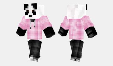 Pink Panda Skin para Minecraft
