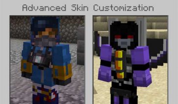 Advanced Skin Customization Mod para Minecraft 1.15.2 y 1.14.4