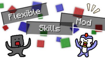 Flexible Skills Mod para Minecraft 1.15.2, 1.14.4 y 1.13.2