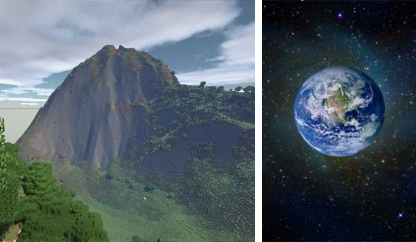Proyecto recrear la Tierra en Minecraft