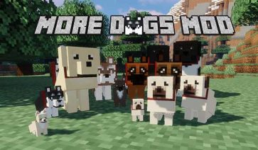 More Dogs Mod para Minecraft 1.15.2 y 1.14.4