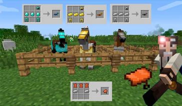 Craftable Horse Armour & Saddle Mod para Minecraft 1.19.2, 1.18.2 y 1.16.5