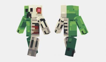 Creeper Anatomy Skin para Minecraft