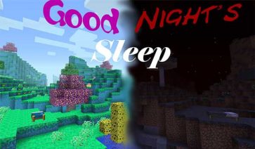 Good Night’s Sleep Mod para Minecraft 1.16.5, 1.15.2 y 1.12.2