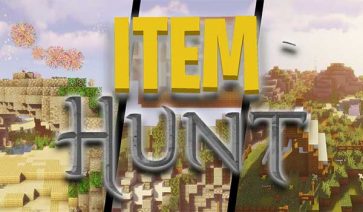Item Hunt Map para Minecraft 1.18, 1.16 y 1.15