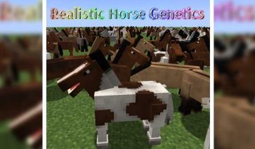 Realistic Horse Genetics Mod para Minecraft 1.18.2, 1.17.1 y 1.12.2