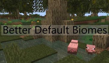 Better Default Biomes Mod para Minecraft 1.16.5 y 1.15.2