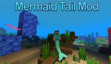 Mermaid Tail Mod para Minecraft 1.16.5 y 1.15.2