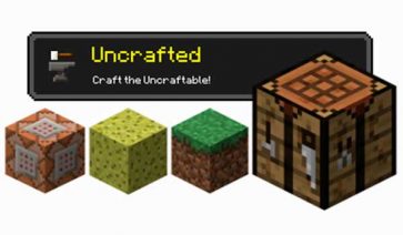 Uncrafted Mod para Minecraft 1.19.2, 1.18.2, 1.16.5 y 1.12.2